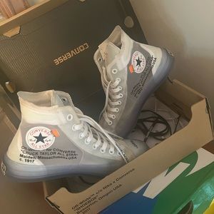 Off white “vulcanized converse, very rare